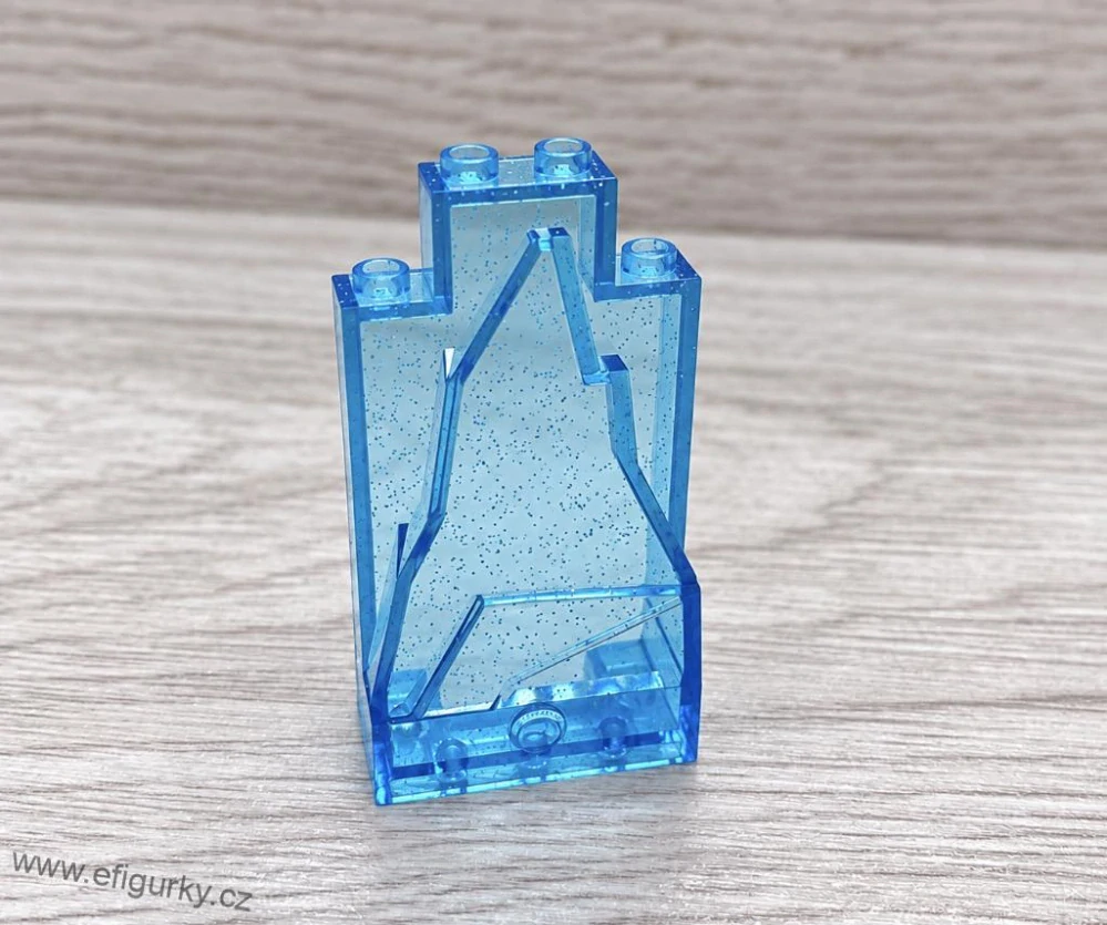 LEGO ledová skála třpytivá světle modrá 47847