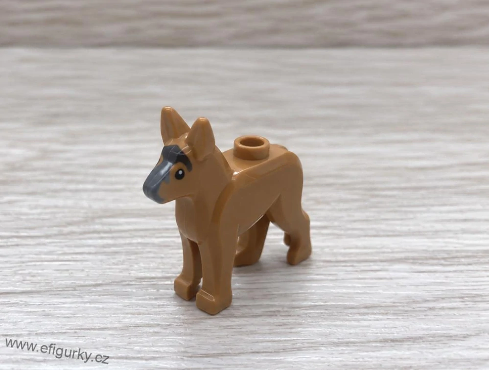 LEGO německý ovčák středně nugátový 92586pb01