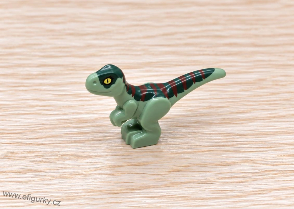 LEGO Jurassic World mládě raptora pískově zelené 37829pb09