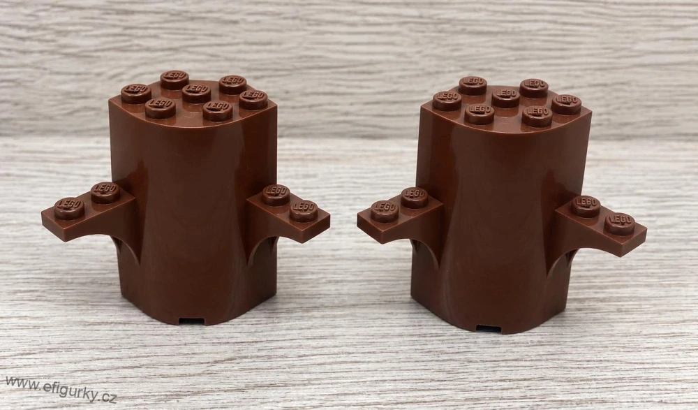 LEGO kmen stromu červenohnědý Reddish Brown 60373 – 2 ks