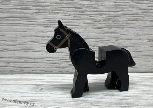  Lego klasické / Castle - černý kůň