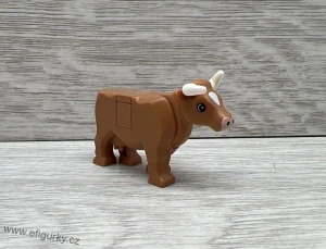 1A26 - Lego klasické  - kráva nugátově hnědá