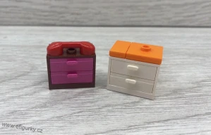 4A13.  Lego klasické / Friends  - skříňky -  cena za celek