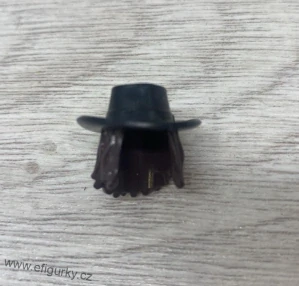 4A32. Lego klasické - klobouk s vlasy ze série Lone Ranger