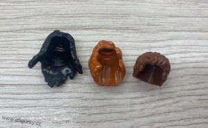 4A33. Lego klasické  - LOTR - vlasy - cena za celek