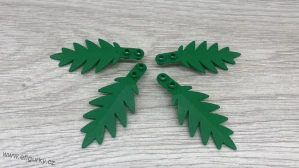 6A15. Lego klasické . Friends - zeleň - listy - cena za celek