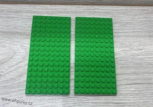 4A39. Lego klasické / Friends -  světle zelené podložky - cena za celek