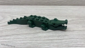  Lego klasické - krokodýl tmavězelený