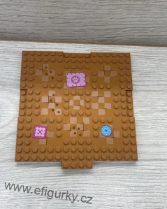 4A46. Lego klasické / Friends  - hnědá podložka