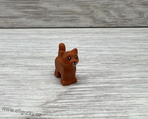 1A69 . Lego klasické / Friends  - kotě hnědé
