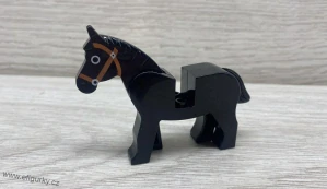  Lego klasické / Castle  - kůň černý