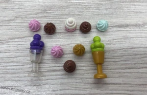 3A85. Lego klasické / Friends- zmrzliny - cena za celek