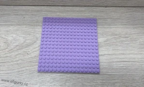 3A87.  Lego klasické - Friends - fialová podložka