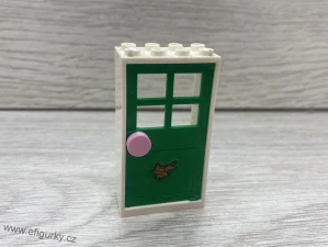 3A88.  Lego klasické - Friends - zelené dveře