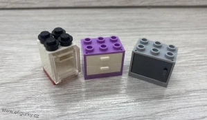 3A91.  Lego klasické - Friends -  skříňky - cena za celek