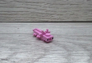  Lego Minecraft -axolotl růžový