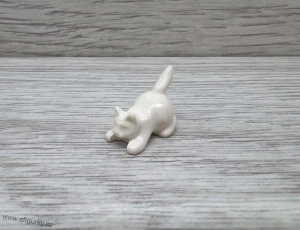 LEGO kočka bílá číhající kotě 6251