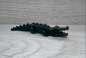 LEGO krokodýl aligátor tmavě zelený 6026c01