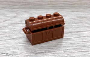 LEGO truhla s otevíracím víkem červenohnědá 4738ac01