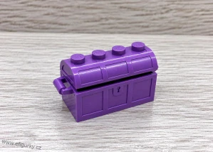 LEGO truhla s otevíracím víkem fialová 4738