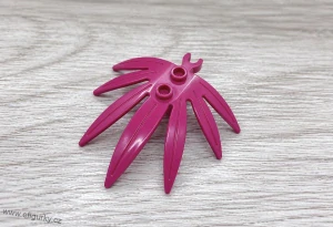 LEGO list rostliny 6 × 5 Magenta 10884