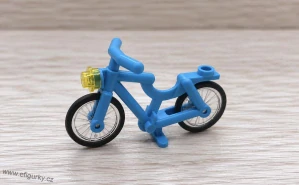 LEGO jízdní kolo světle modré se žlutým světlem 4719c02