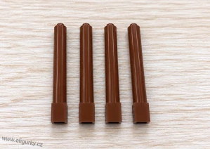 Lego klasické - hnědé sloupky- cena za celek